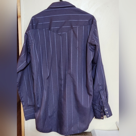 Men's Western Pearl Snap Shirt Size Large - Picture 2 of 3